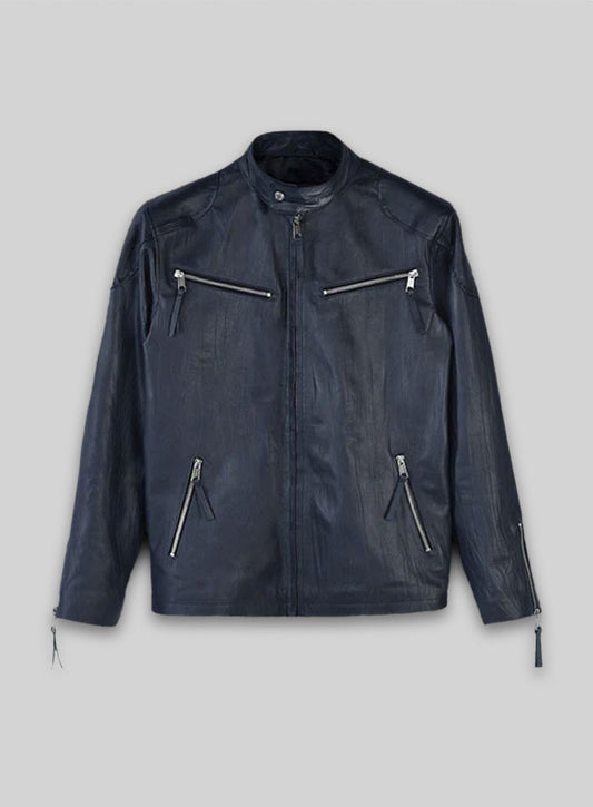 Rover Blue Leather Jacket #907