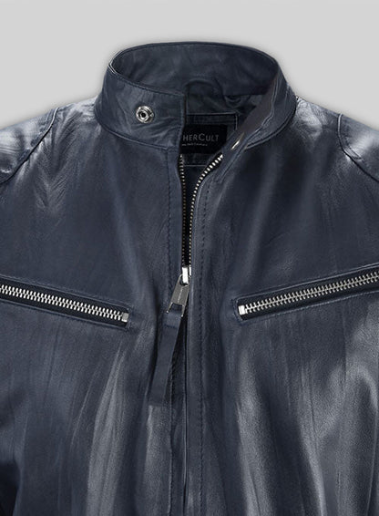 Rover Blue Leather Jacket #907