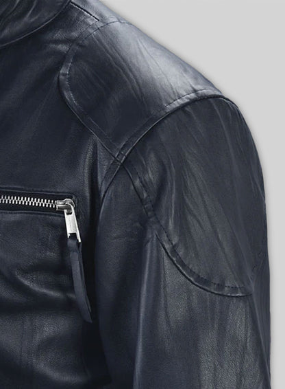 Rover Blue Leather Jacket #907