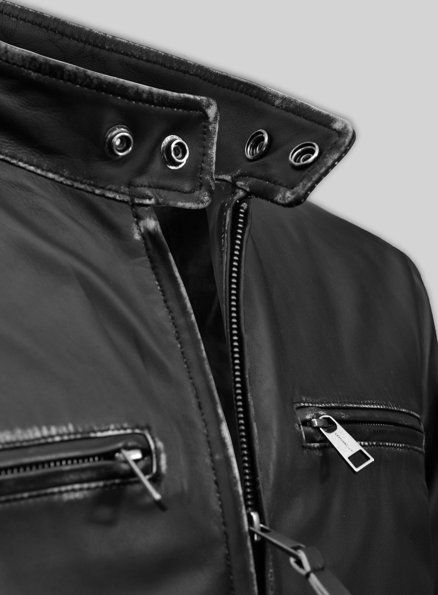 Bradley Cooper Burnt Leather Jacket