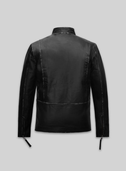 Bradley Cooper Burnt Leather Jacket