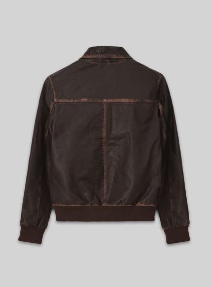 Jai Courtney A Good Day to Die Hard Leather Jacket