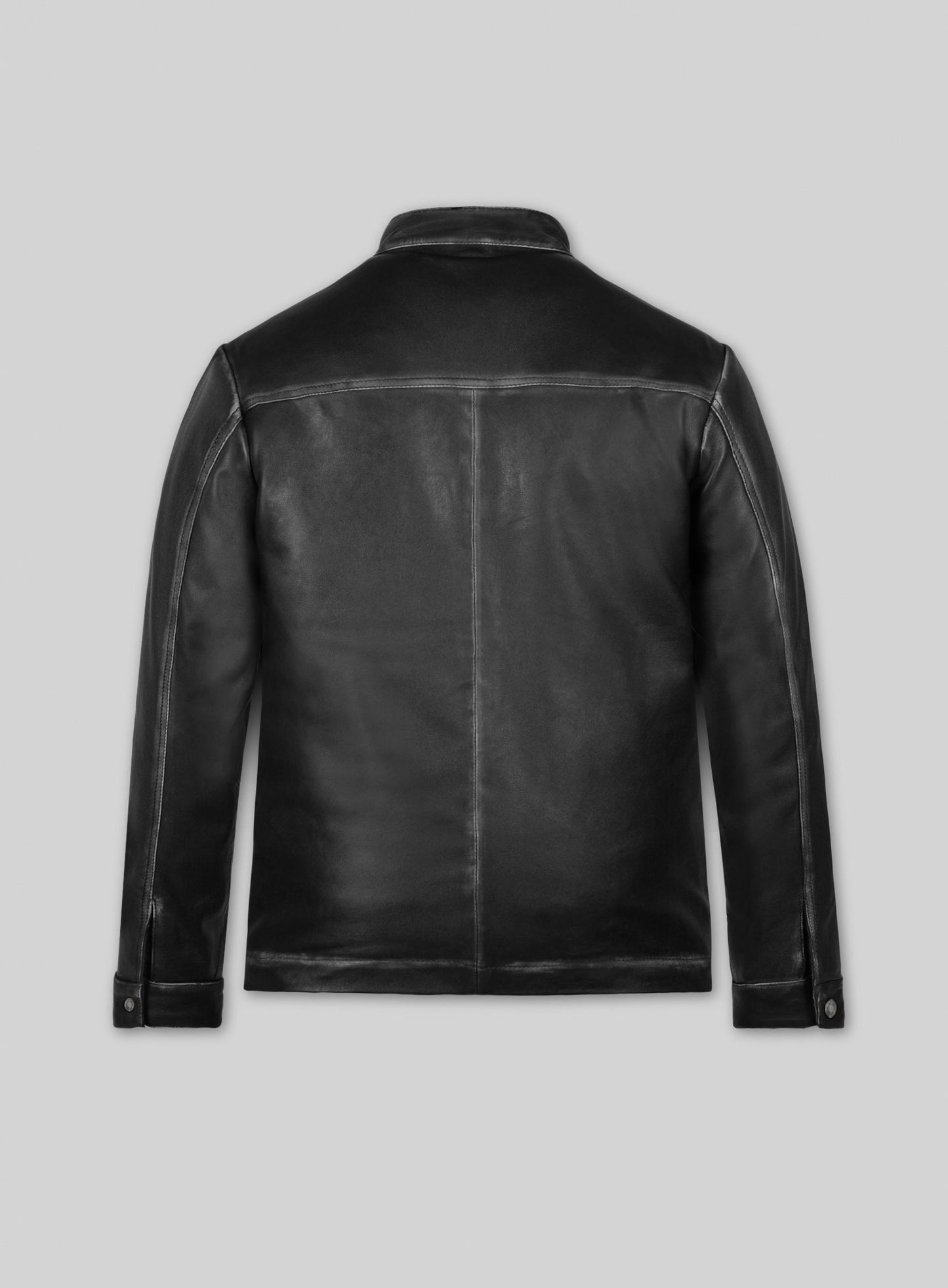 Rubbed Black Zac Efron 17 Again Leather Jacket