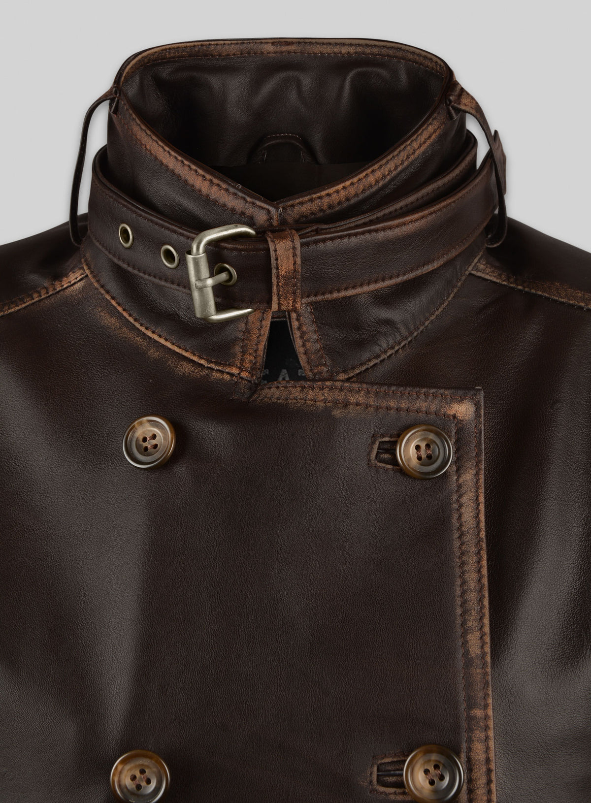 Rubbed Brown Captain America Scarlett Johansson Leather Jacket