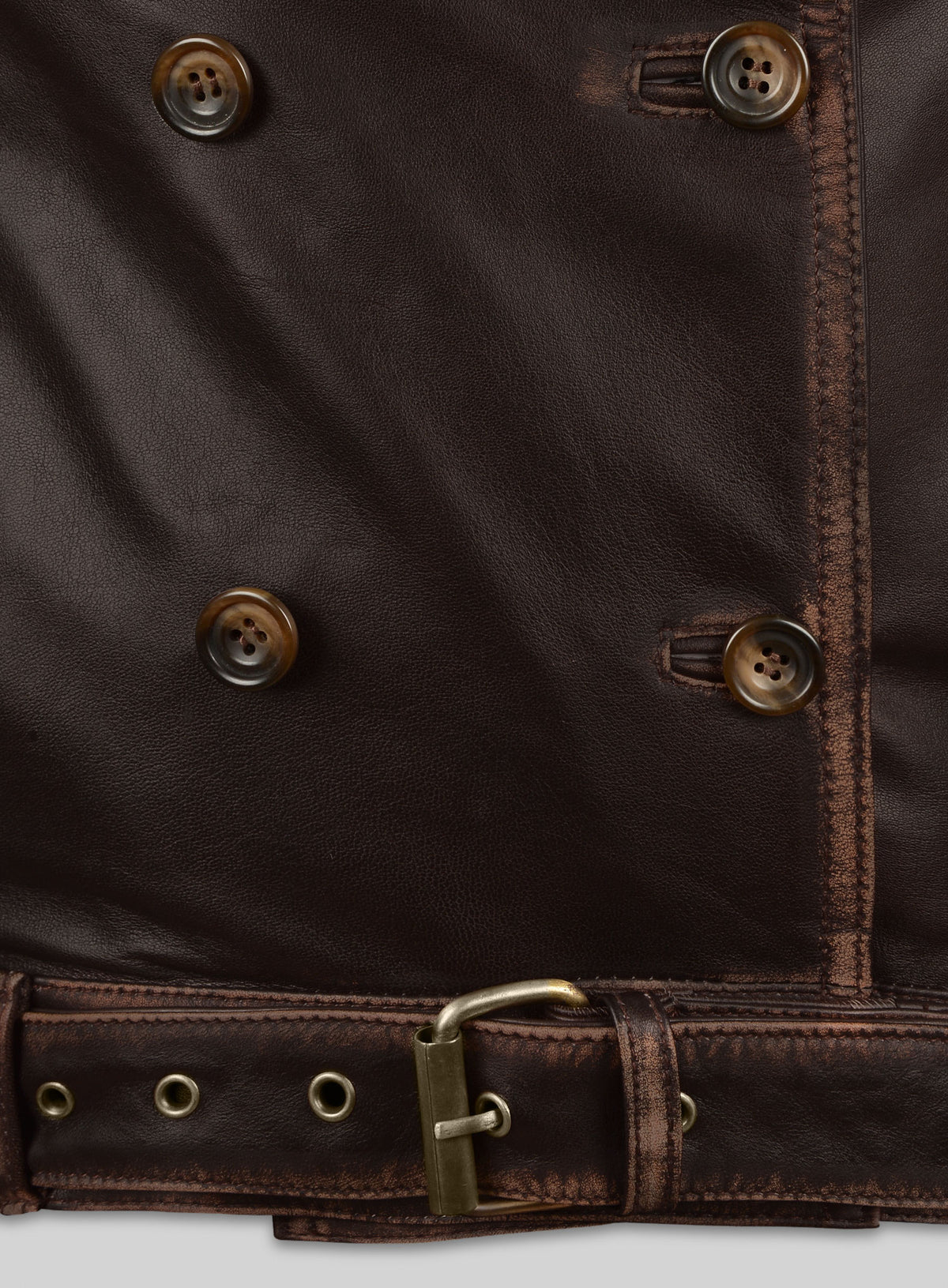 Rubbed Brown Captain America Scarlett Johansson Leather Jacket