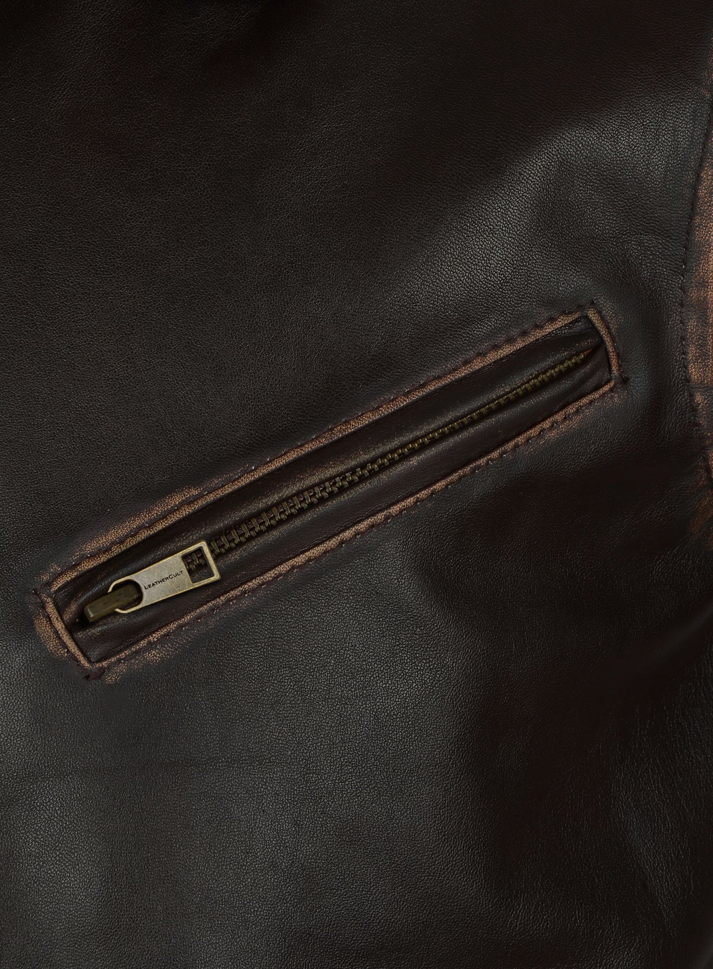 Rubbed Brown Taylor Lautner The Twilight Saga Leather Jacket