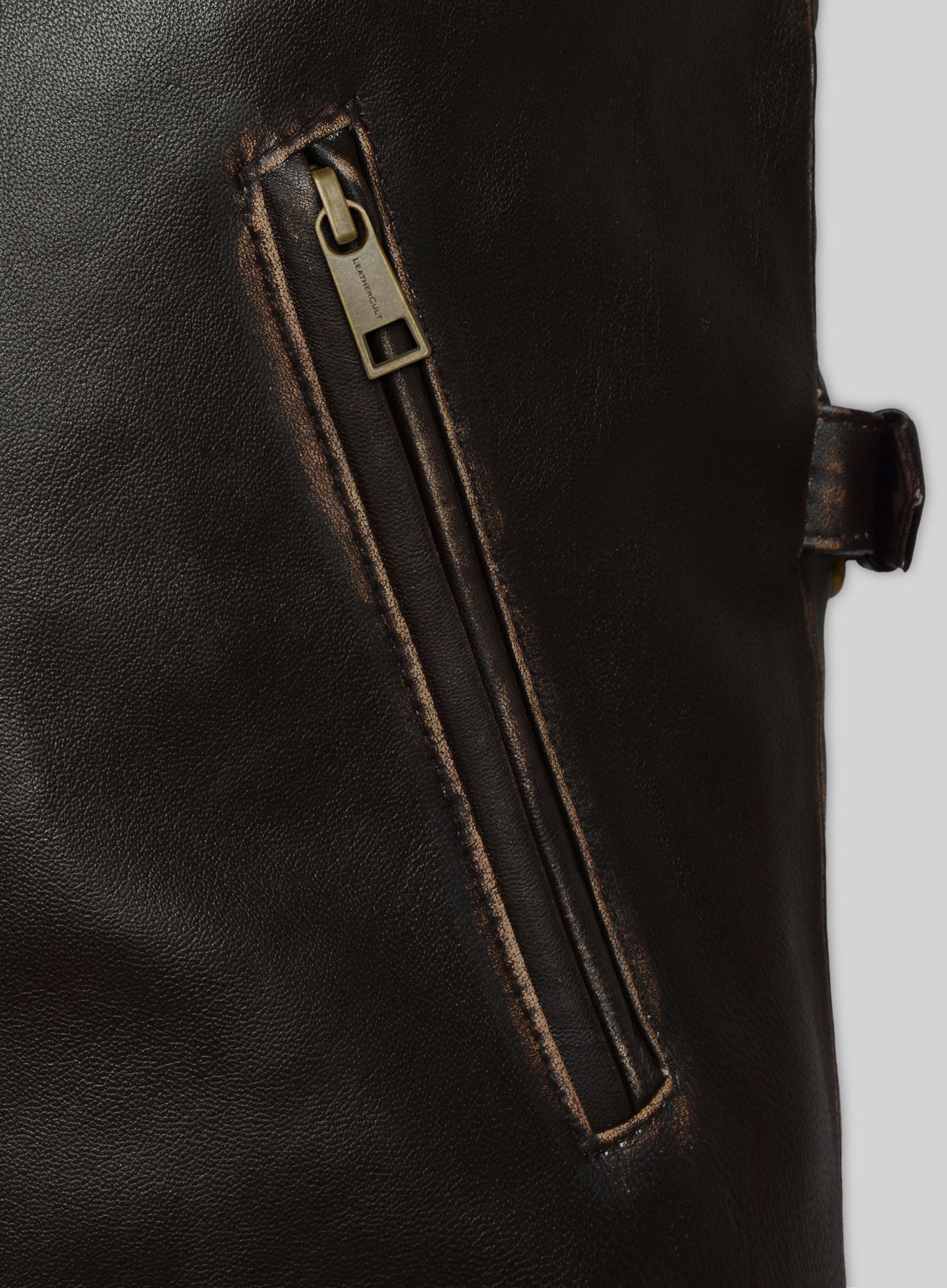 Rubbed Brown Taylor Lautner The Twilight Saga Leather Jacket