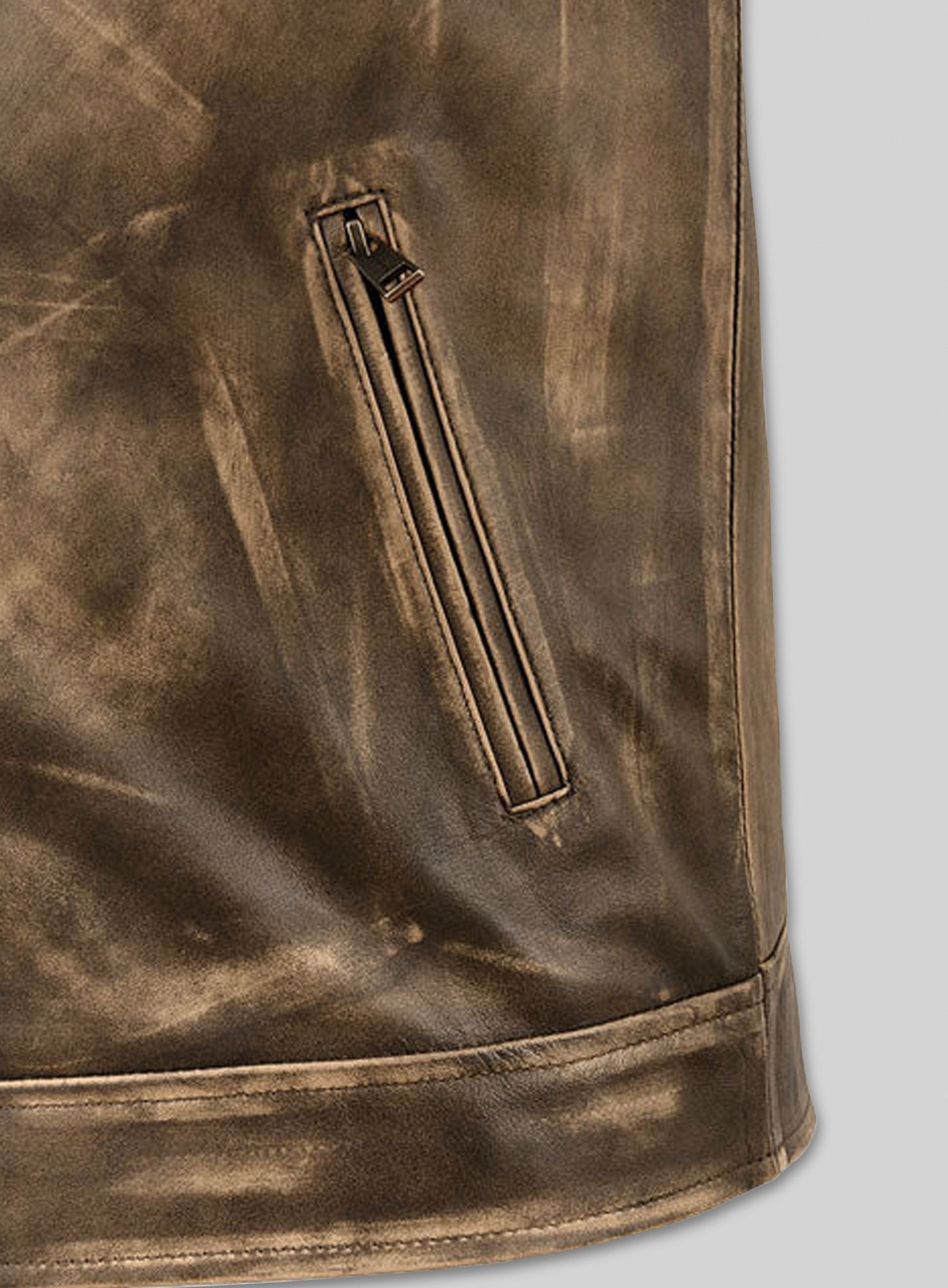 Roger Timber Leather Jacket
