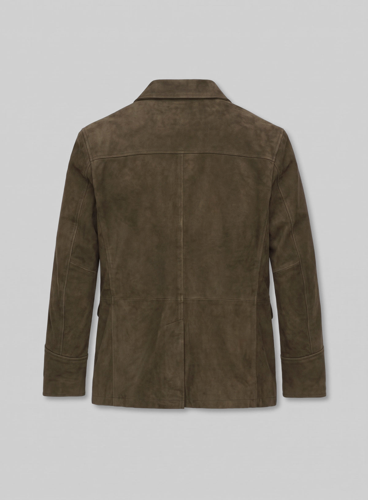 Rustic Cognac Suede Leather Blazer #716