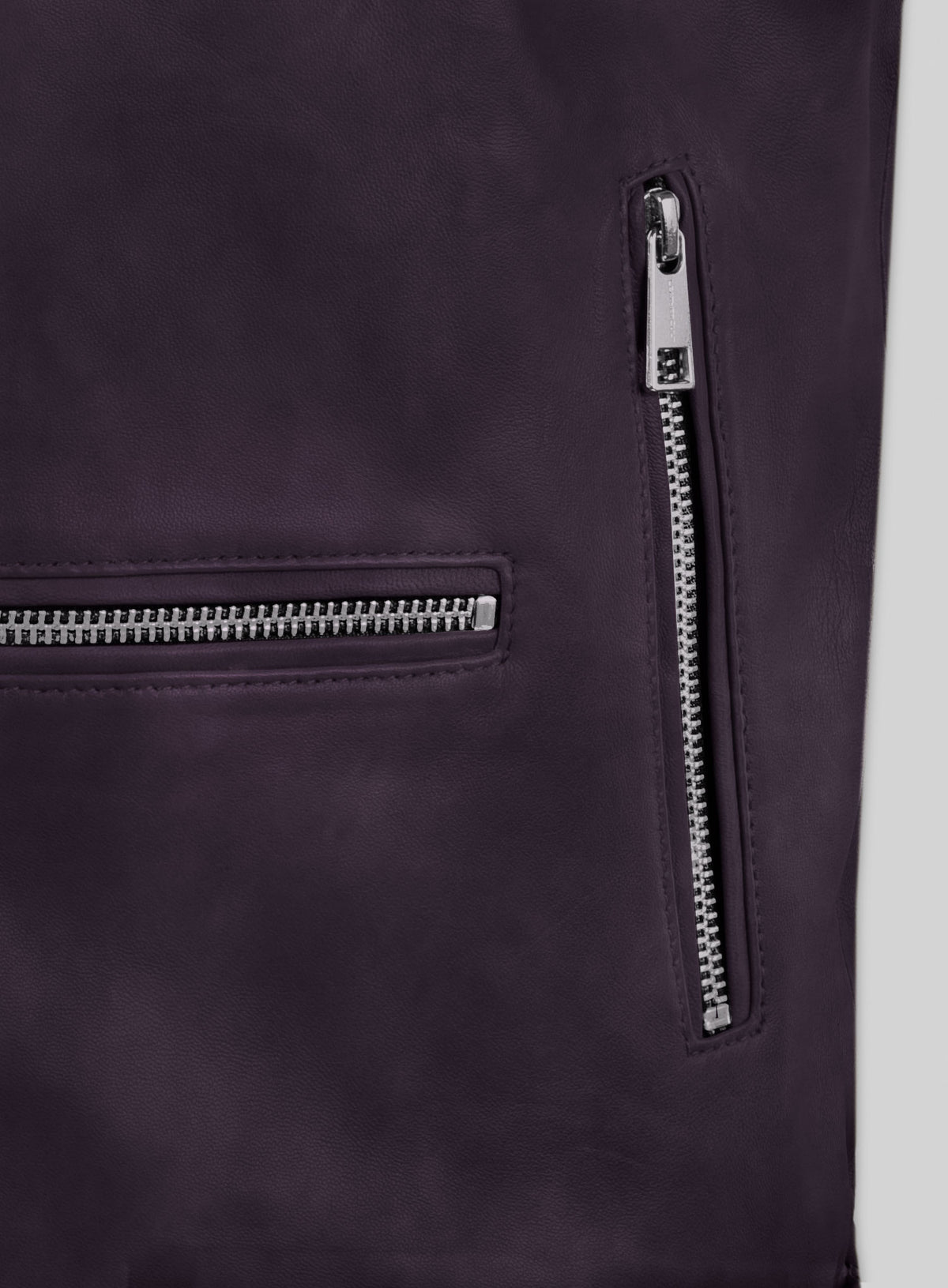 Rutland Purple Riding Leather Jacket