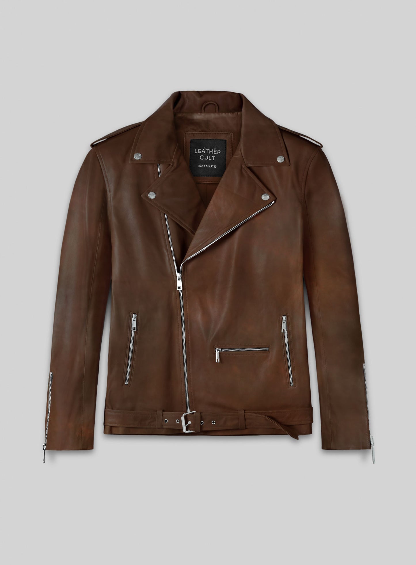Rutland Spanish Brown Riding Leather Jacket