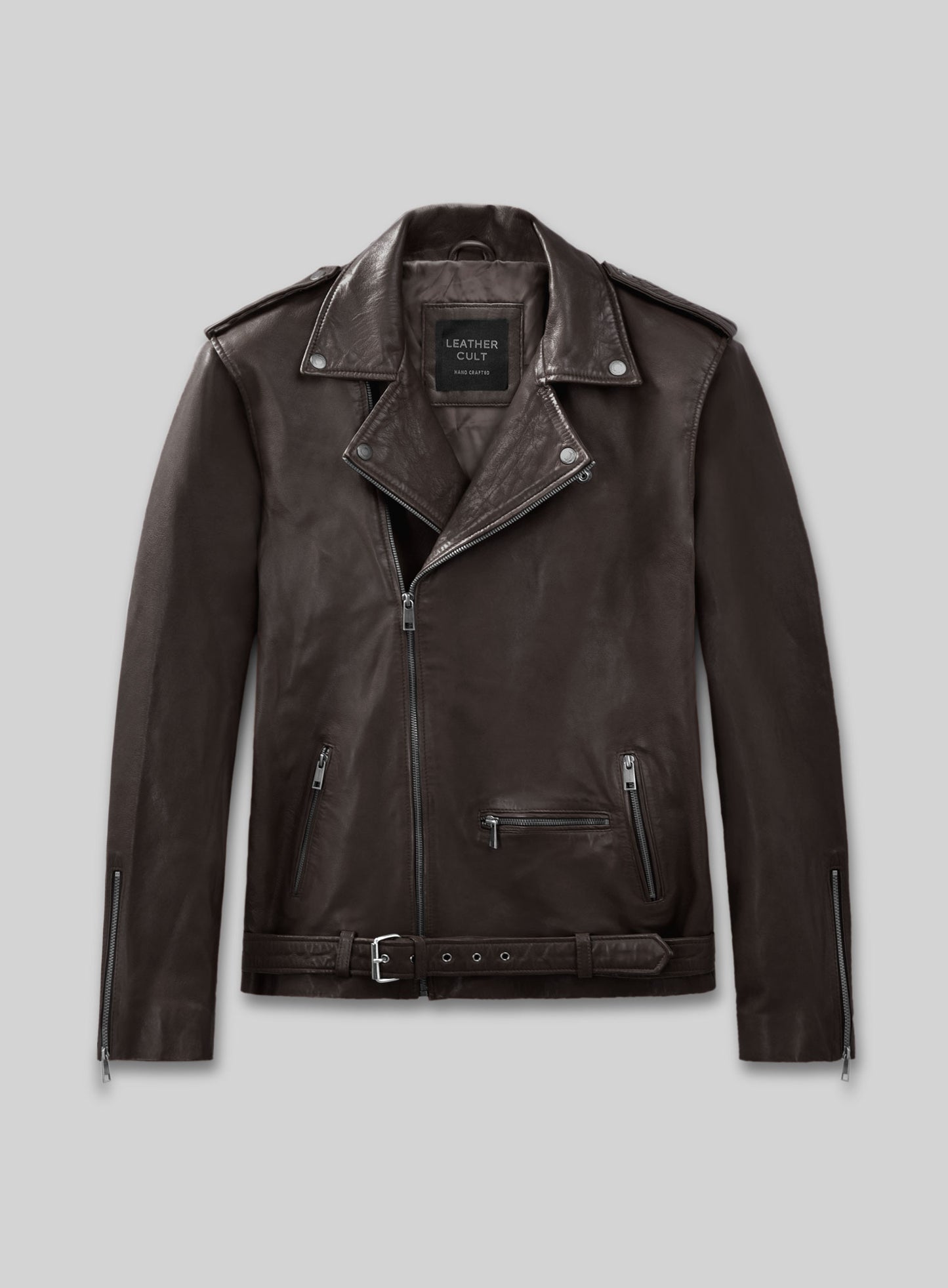 Rutland Brown Riding Leather Jacket