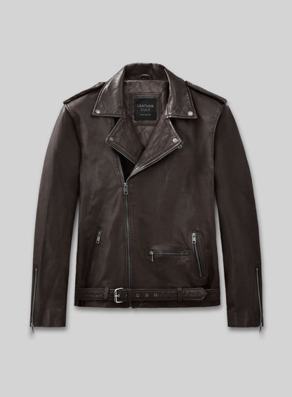 Rutland Brown Riding Leather Jacket