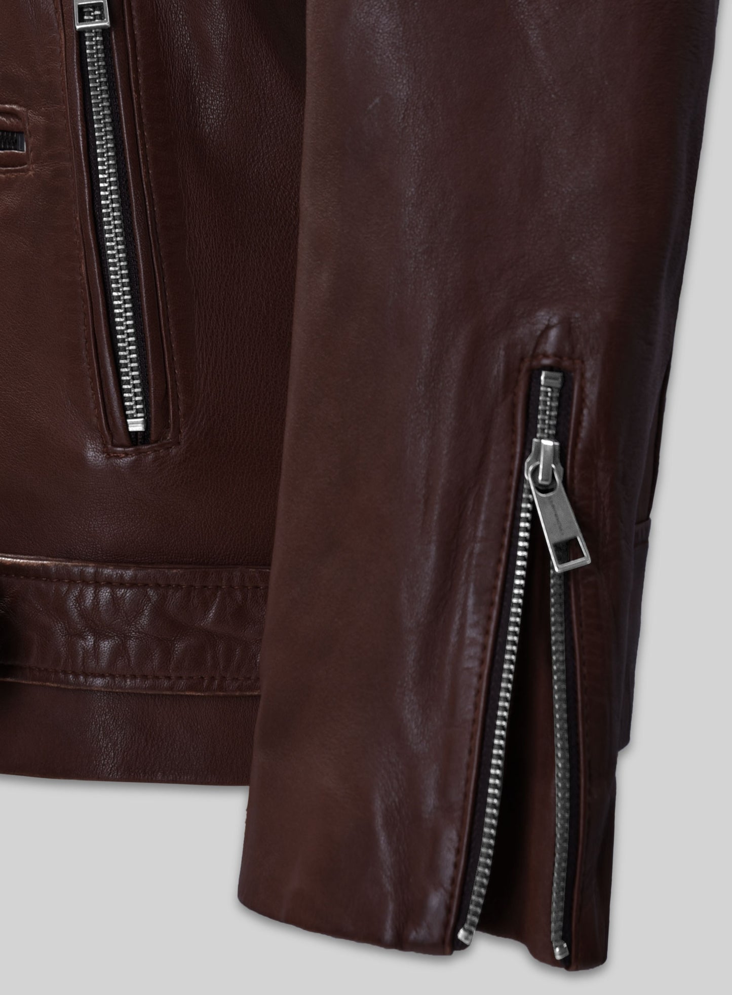Rutland Burgundy Riding Leather Jacket