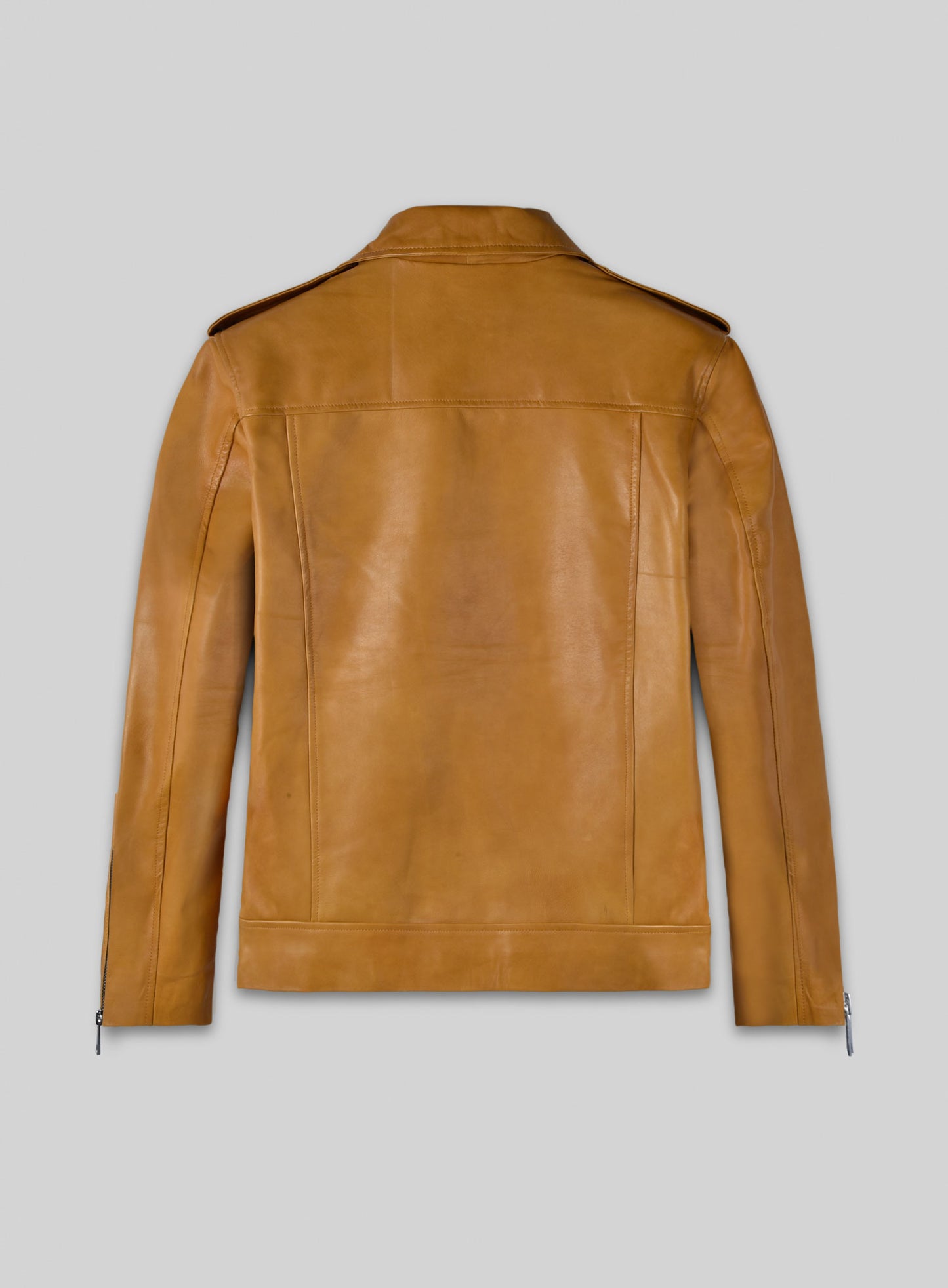Rutland Caramel Brown Riding Leather Jacket