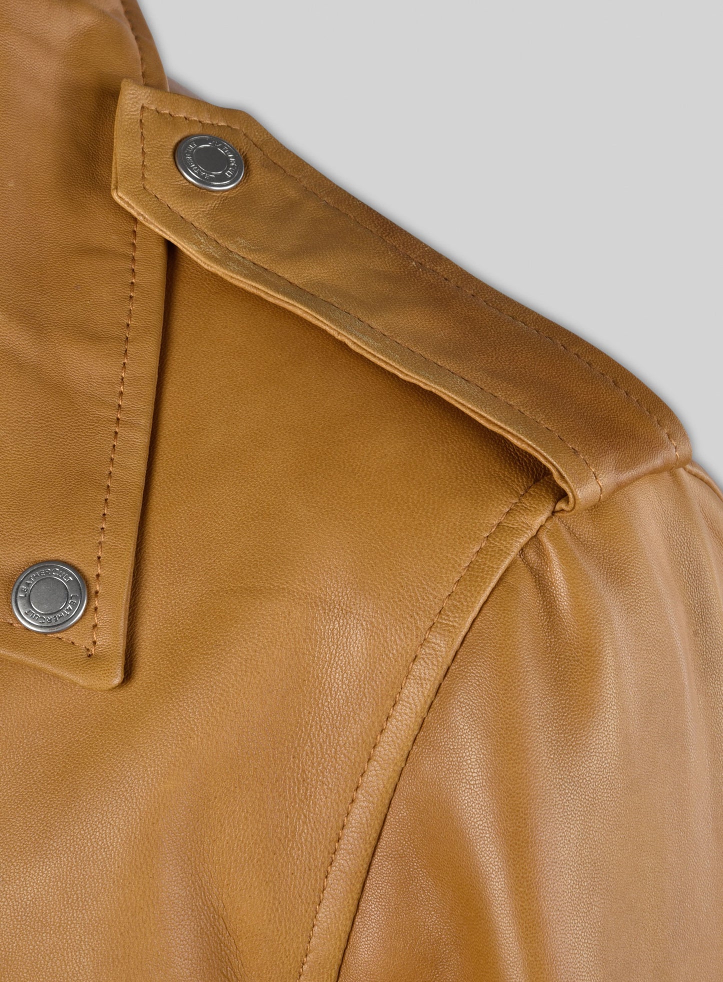 Rutland Caramel Brown Riding Leather Jacket