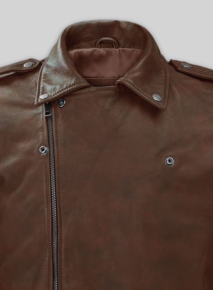 Rutland Spanish Brown Riding Leather Jacket