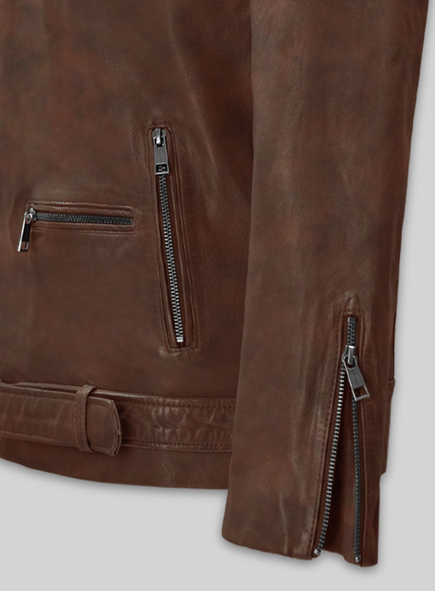 Rutland Spanish Brown Riding Leather Jacket