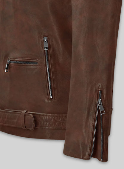 Rutland Spanish Brown Riding Leather Jacket