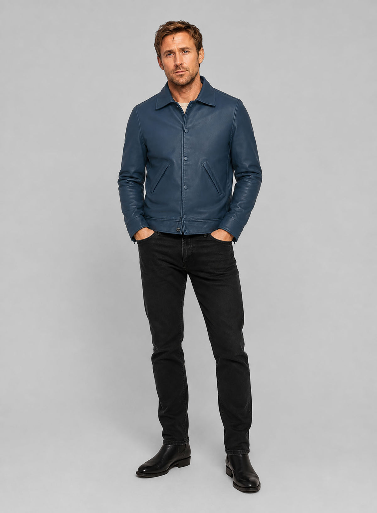 Ryan Gosling Leather Jacket #1