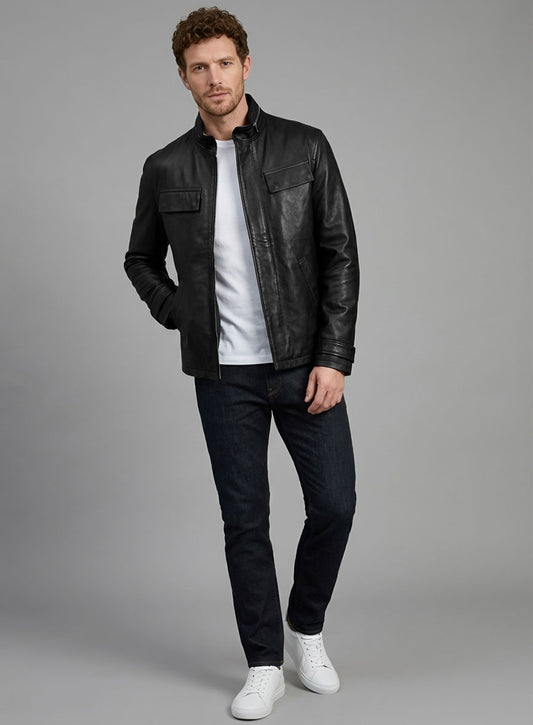 Ryan Reynolds R.I.P.D Leather Jacket