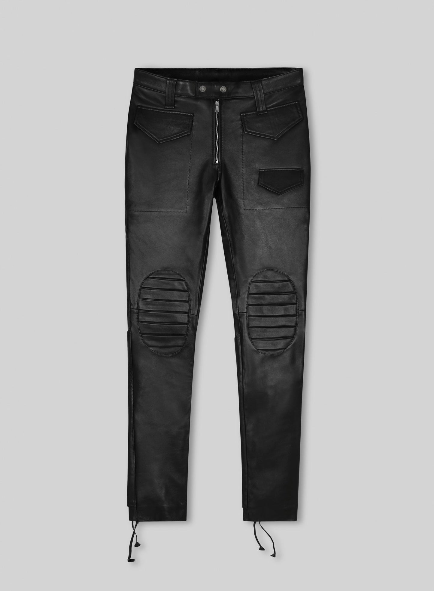 Ryder Leather Biker Jeans