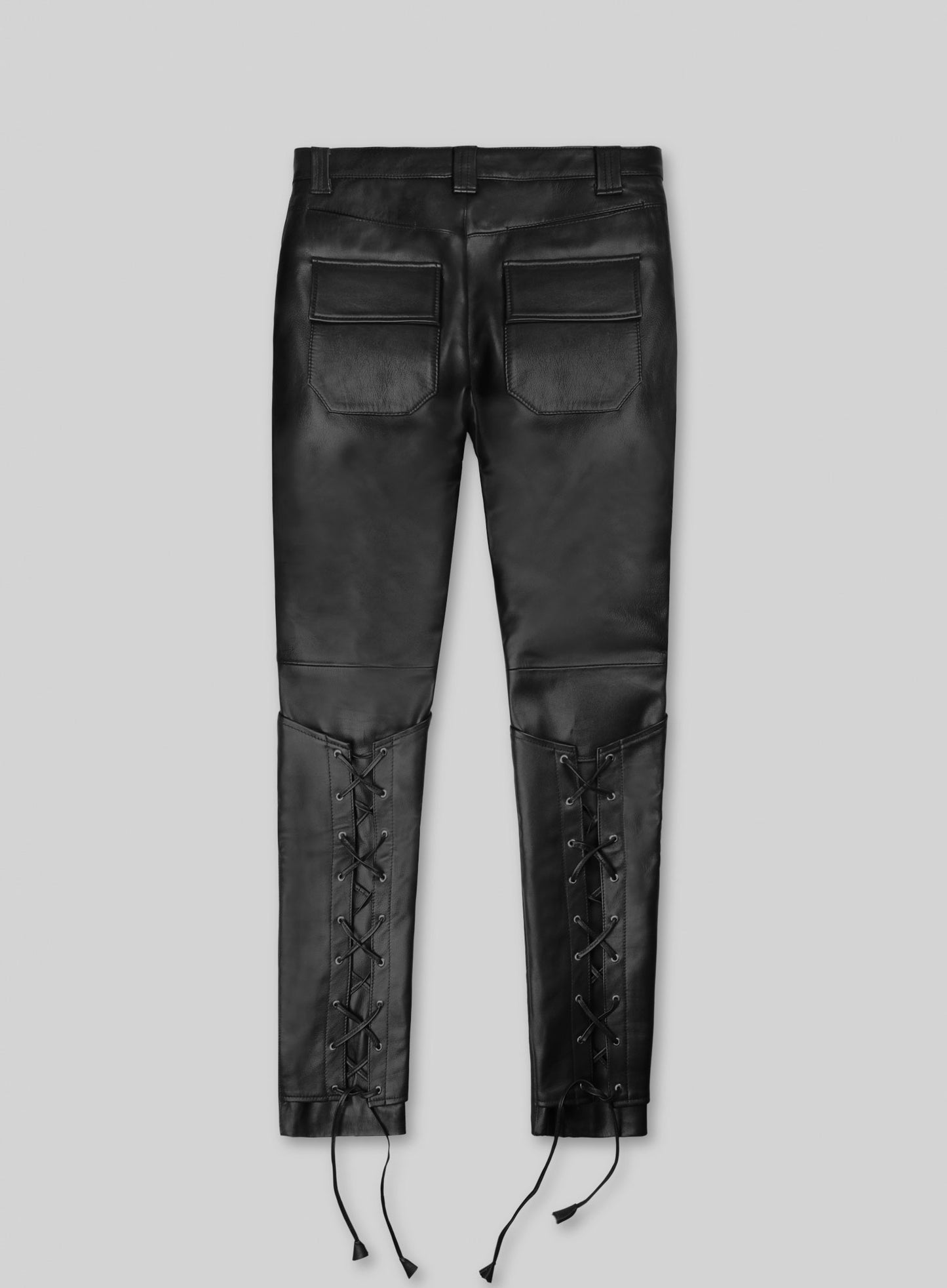 Ryder Leather Biker Jeans