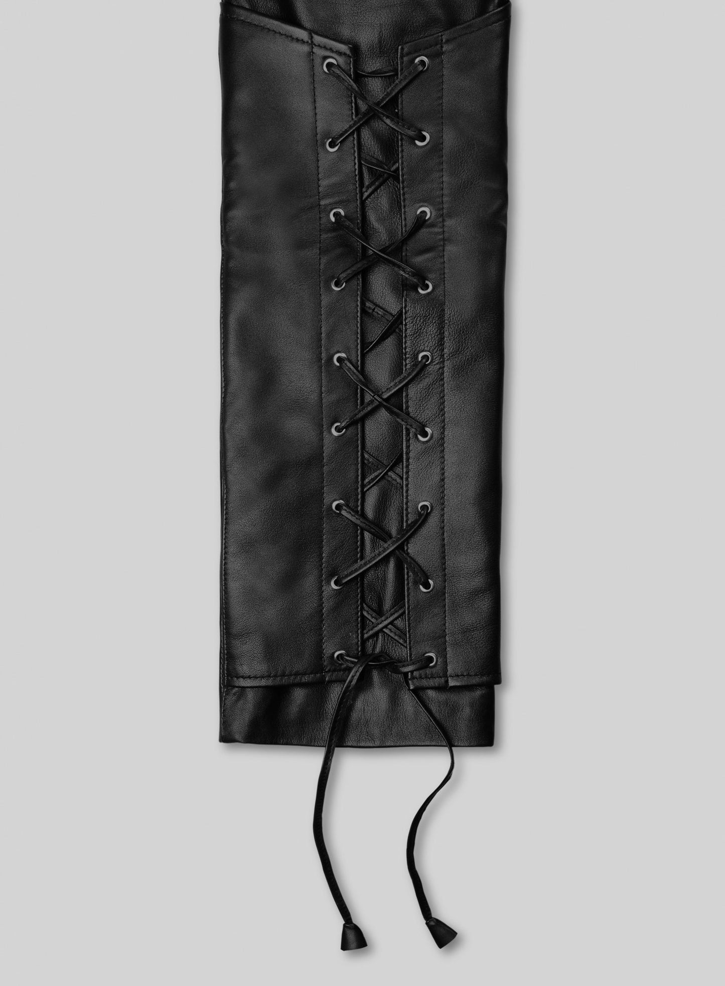 Ryder Leather Biker Jeans