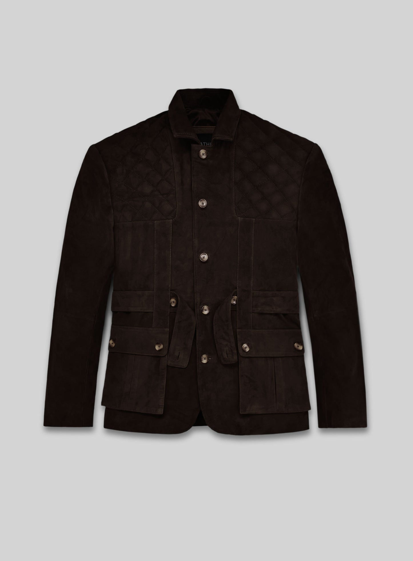 Safari Dune Suede Leather Blazer