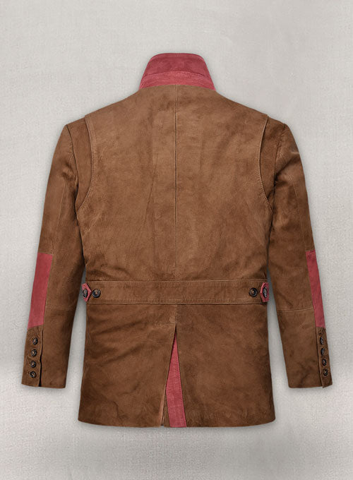 Safari Hickory Suede Leather Blazer