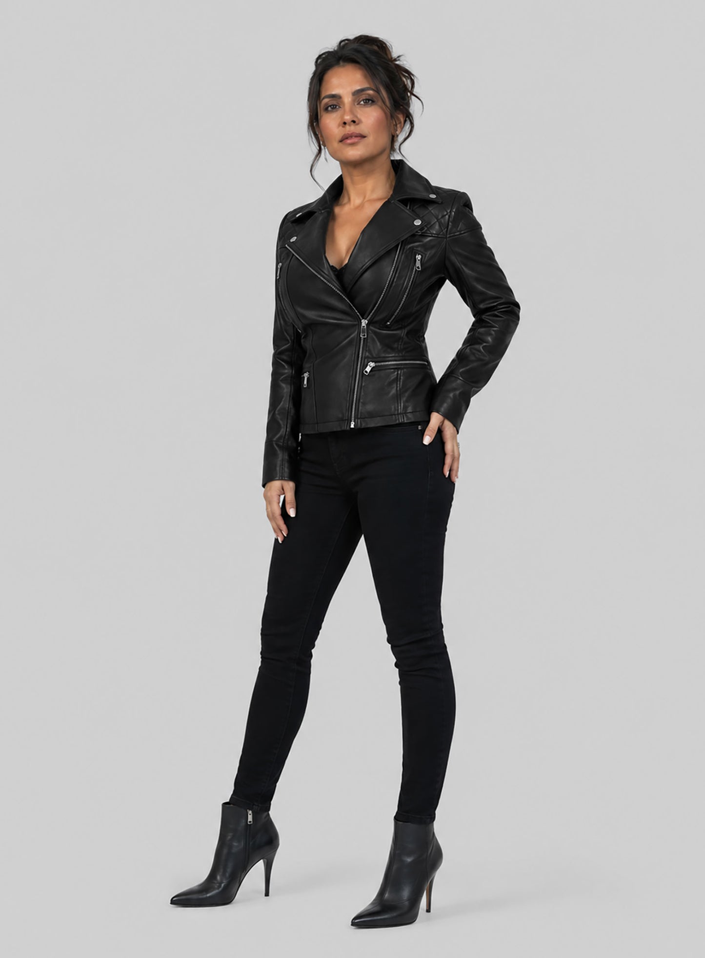 Salma Hayek The Hitman's Wife's Bodyguard Leather Jacket