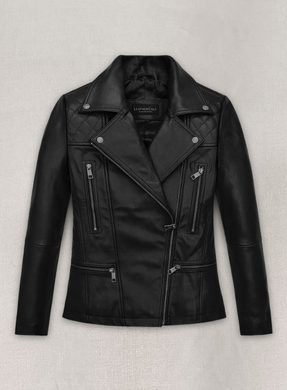 Salma Hayek The Hitman's Wife's Bodyguard Leather Jacket - LeatherCult