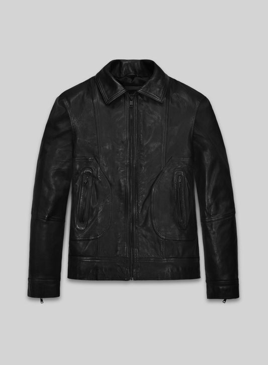 Sam Worthington Leather Jacket #1
