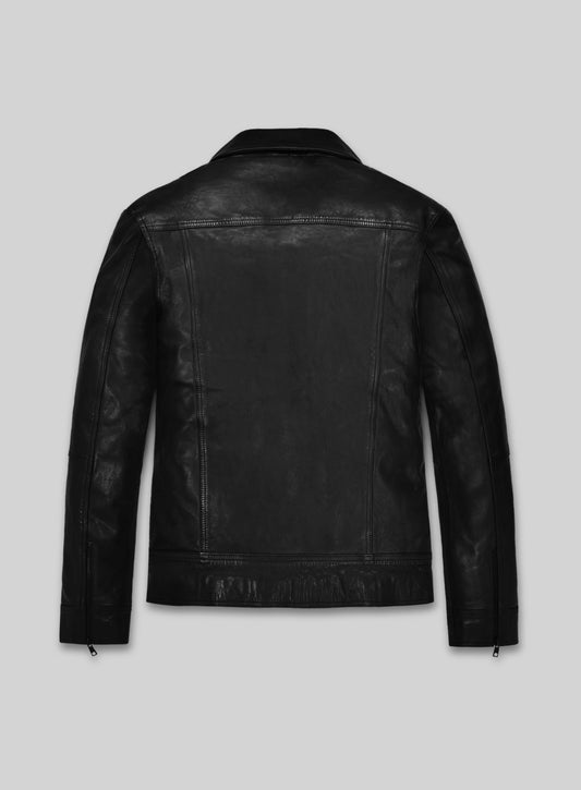 Sam Worthington Leather Jacket #1