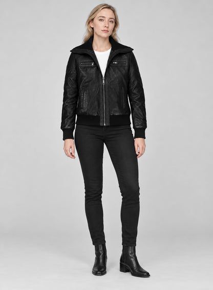 Saoirse Ronan Leather Jacket