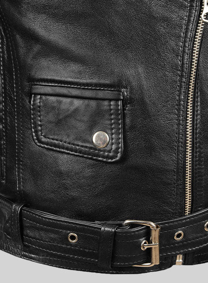 Sarah Connor Terminator Genisys Leather Jacket