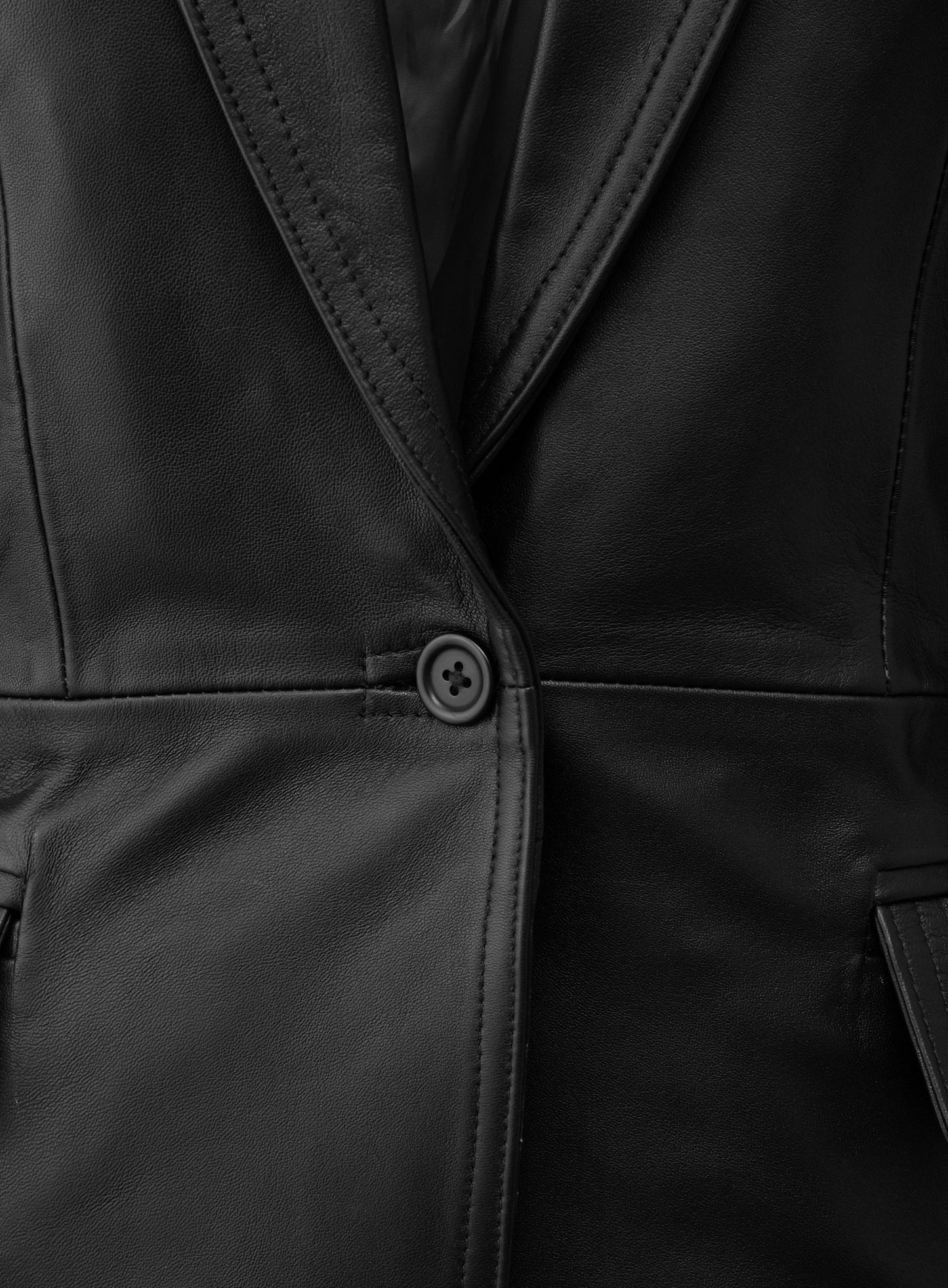 Scarlett Johansson The Winter Soldier Leather Blazer