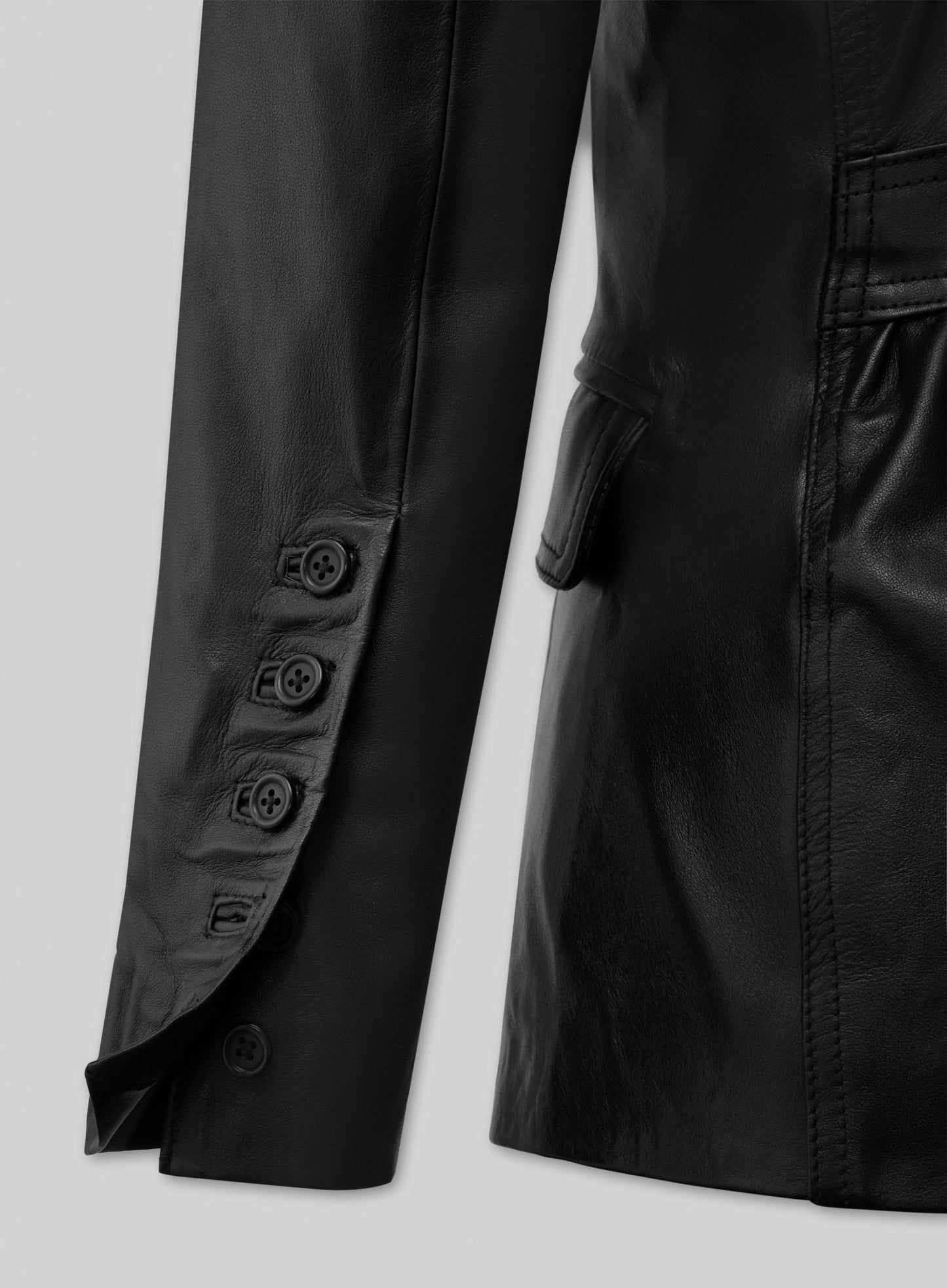 Scarlett Johansson The Winter Soldier Leather Blazer