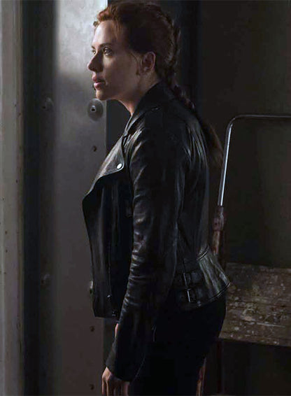 Scarlett Johansson Black Widow Leather Jacket - LeatherCult