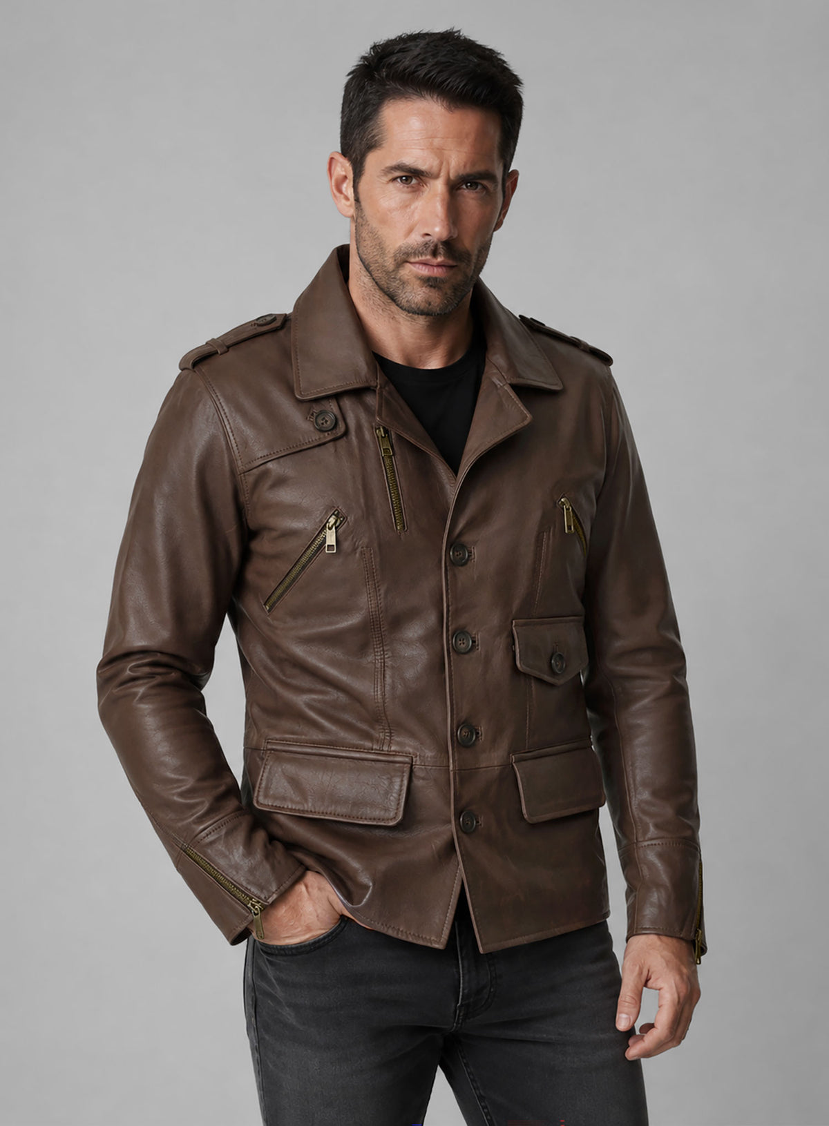Scott Adkins The Expendables 2 Leather Jacket