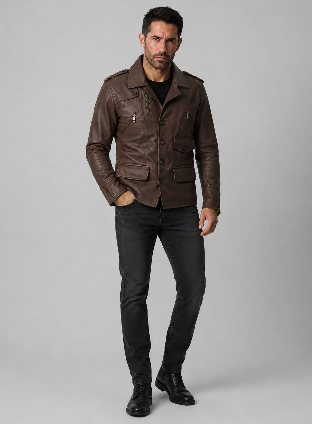 Scott Adkins The Expendables 2 Leather Jacket