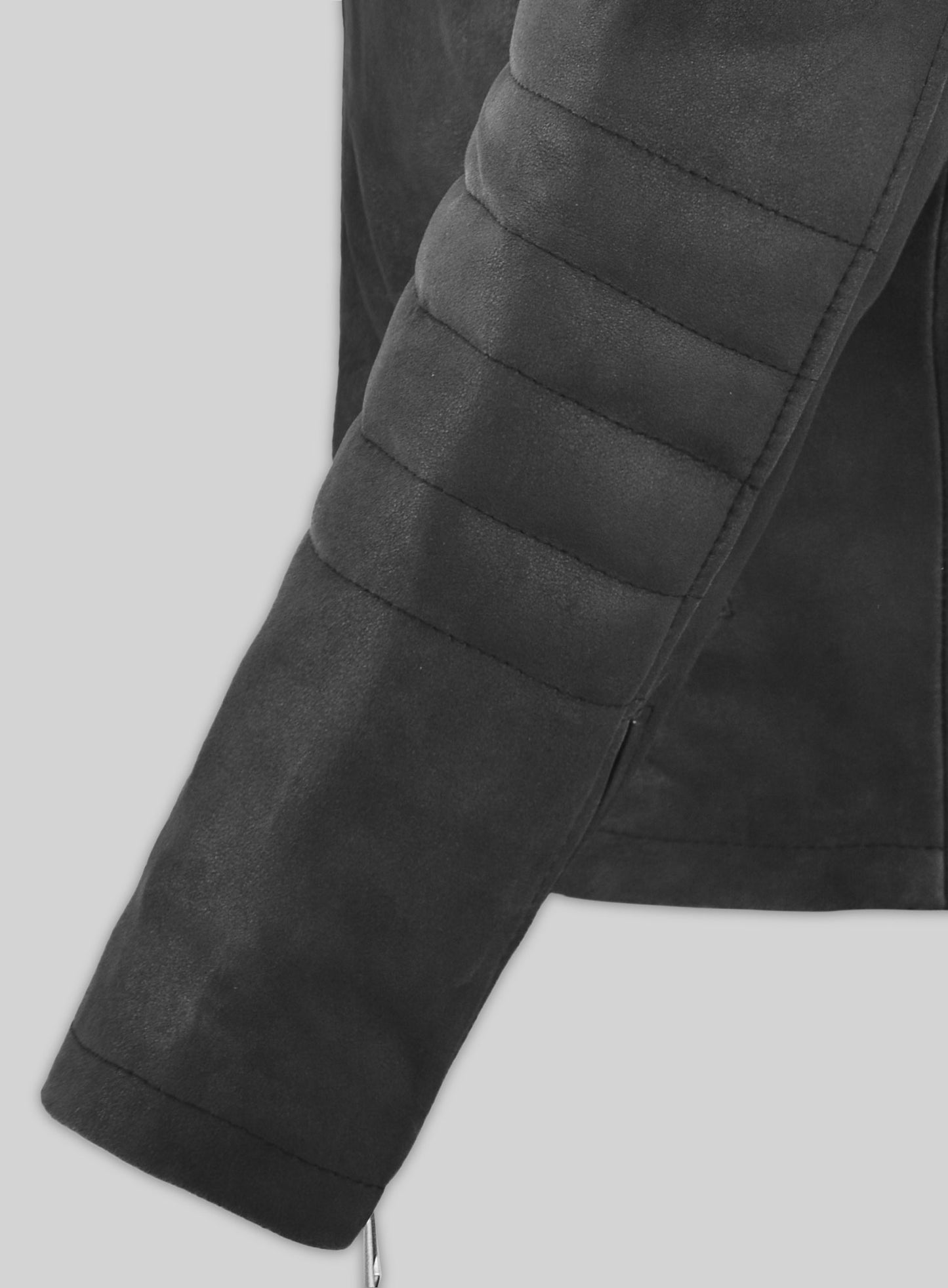 Distressed Black Scott Adkins Accident Man Leather Jacket
