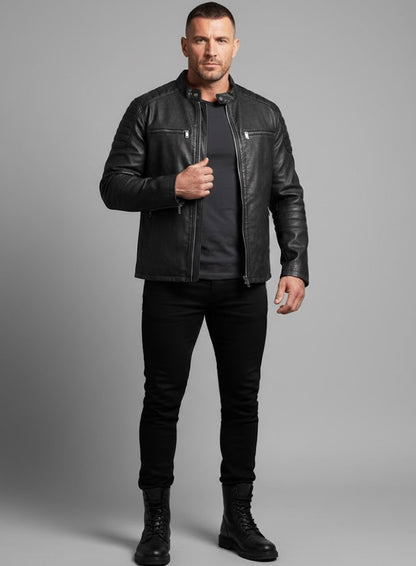 Scott Adkins Accident Man Leather Jacket