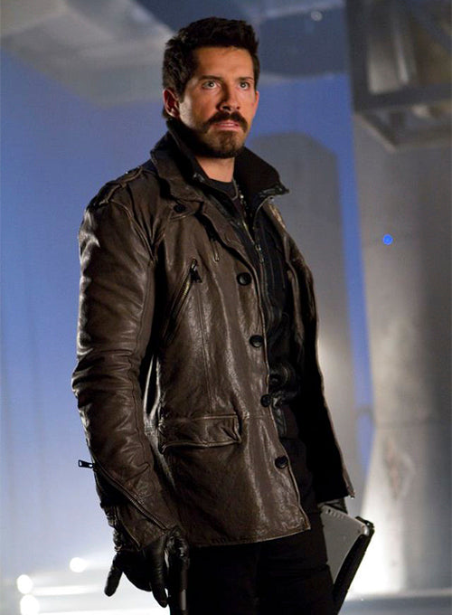 Scott Adkins The Expendables 2 Leather Jacket - LeatherCult