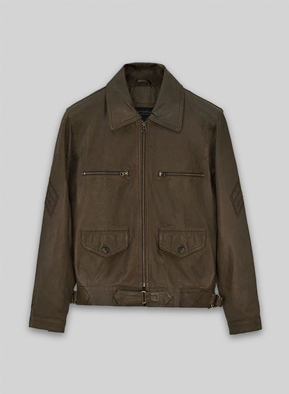 Scott Eastwood Fury Leather Jacket