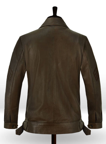 Scott Eastwood Fury Leather Jacket - LeatherCult
