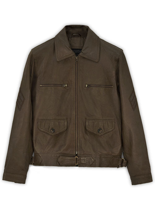 Scott Eastwood Fury Leather Jacket - LeatherCult