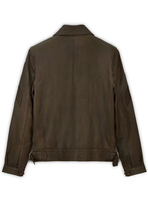 Scott Eastwood Fury Leather Jacket - LeatherCult
