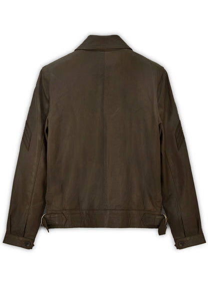 Scott Eastwood Fury Leather Jacket - LeatherCult