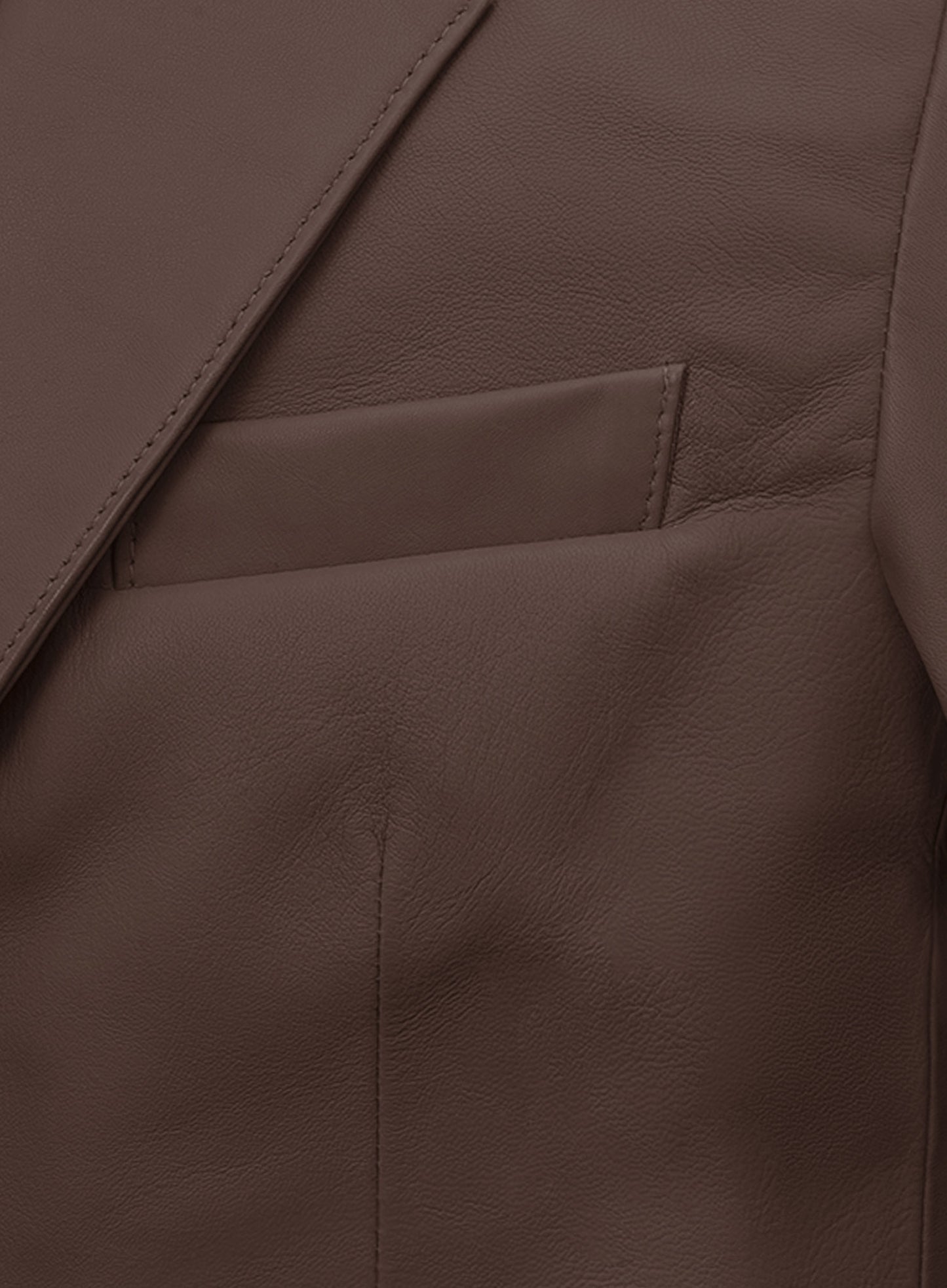 Scottish Brown Lambskin Leather Blazer